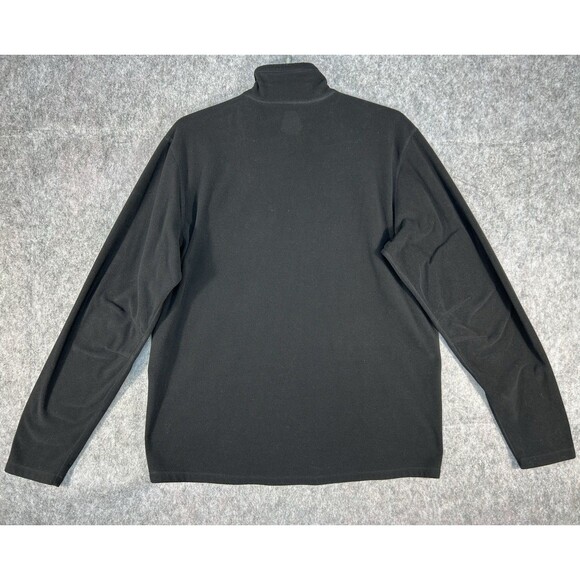 Eddie Bauer First Ascent Fleece Shirt Men's XLT Black Pullover 1/2 Zip Outdoor - Picture 5 of 12